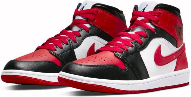 Nike W Air Jordan 1 Mid Sneakers Rood Dames