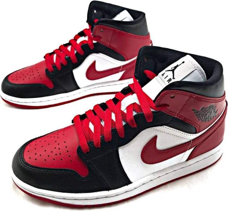 Nike W Air Jordan 1 Mid Sneakers Rood Dames