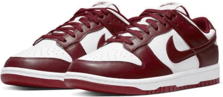 Nike Dunk Low Sneakers Stijlvolle Herenschoenen Rood Heren