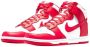 Nike Dunk High (gs) Basketball Schoenen white university red maat: 36.5 beschikbare maaten:36.5 - Thumbnail 3