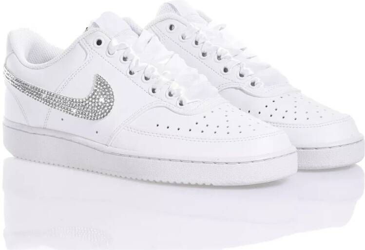 Nike Handgemaakte Zilver Witte Sneakers White Heren