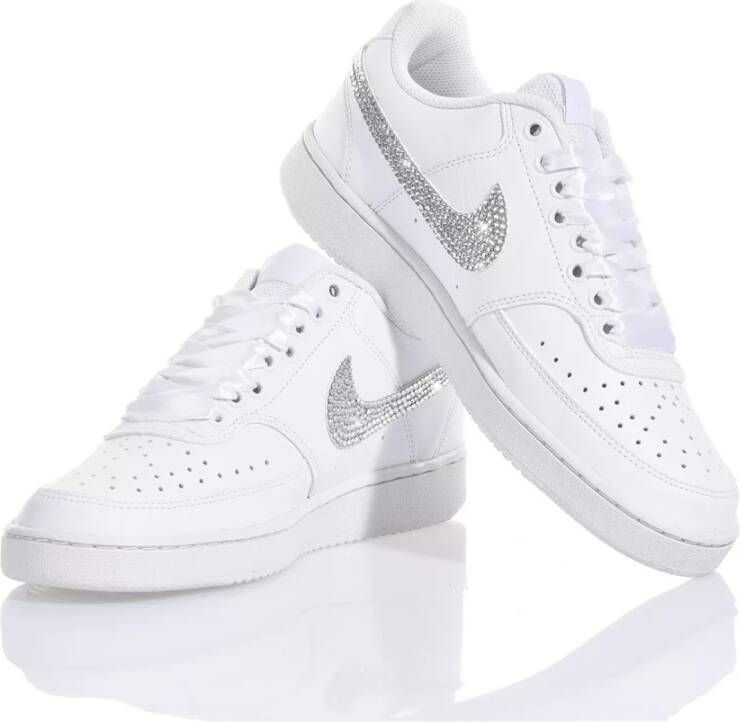 Nike Handgemaakte Zilver Witte Sneakers White Heren