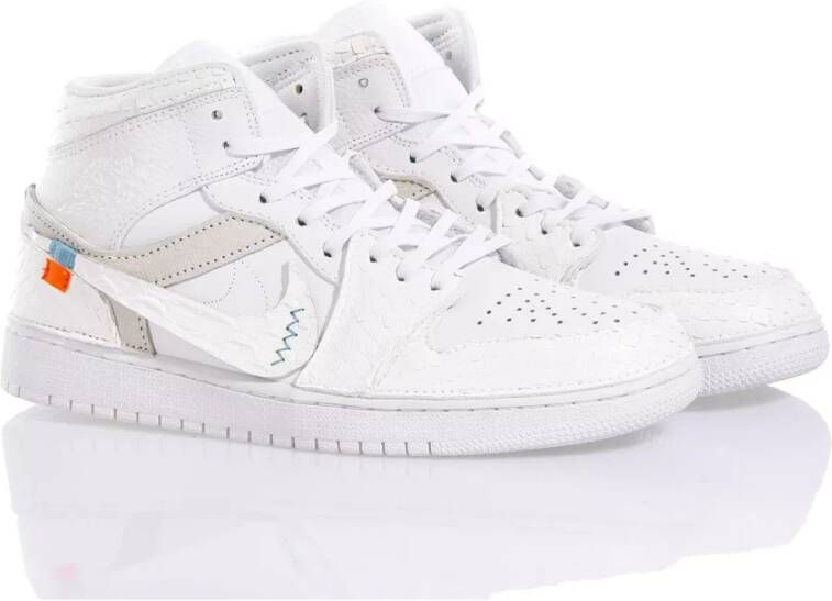 Nike Handgemaakte Wit Grijs Sneakers White Heren