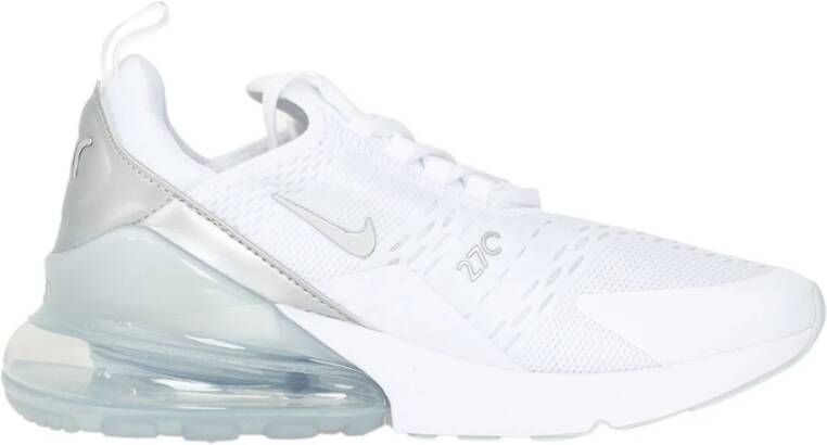 Nike "Witte sportieve sneakers met metalen details" Wit Dames