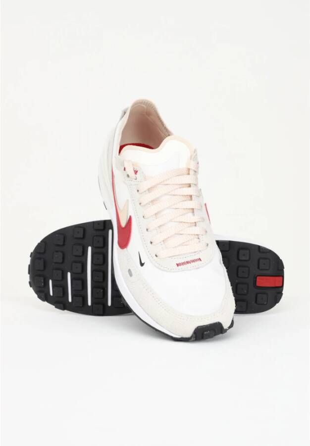 Nike Beige Sport Sneakers voor Dames Wit Dames