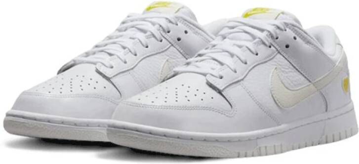 Nike Yellow Heart Dunk Low Wit Dames