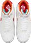 Nike Witte en Rode Court Vision Mid Sneakers White Heren - Thumbnail 4