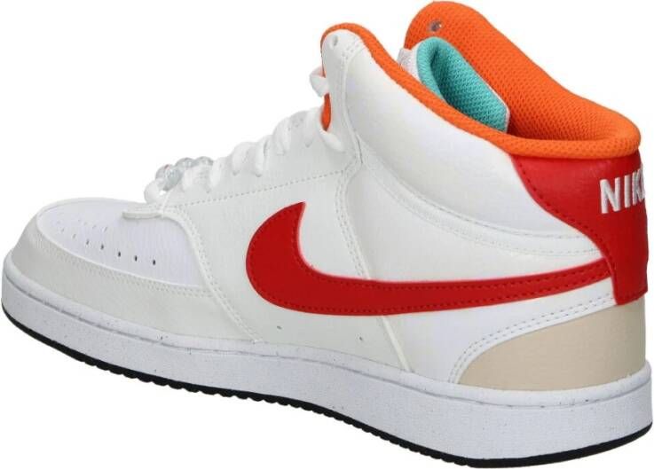 Nike Stijlvolle Synthetische Stoffen Sneakers Wit Heren