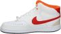 Nike Witte en Rode Court Vision Mid Sneakers White Heren - Thumbnail 7