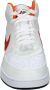 Nike Witte en Rode Court Vision Mid Sneakers White Heren - Thumbnail 8