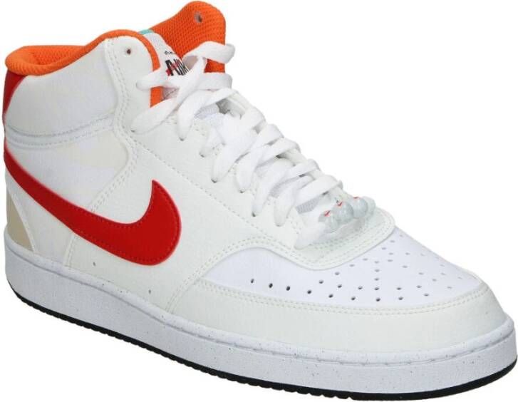 Nike Stijlvolle Synthetische Stoffen Sneakers Wit Heren