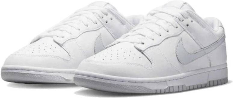 Nike "Pure Platinum Dunk Low Retro" Wit Unisex