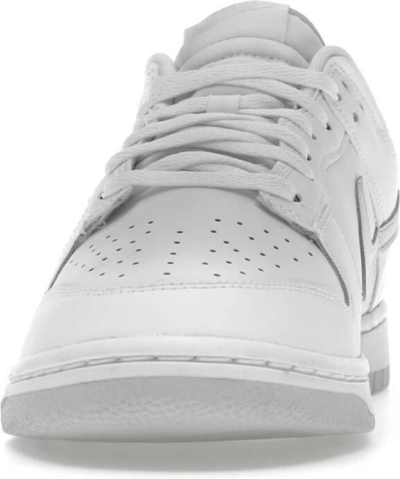 Nike "Pure Platinum Dunk Low Retro" Wit Unisex