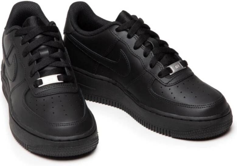 Nike Leren herensneakers Zwart Heren