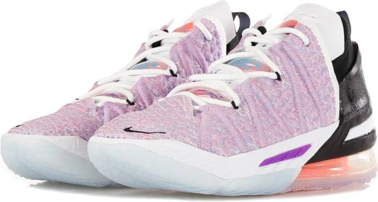 Nike Stadseditie Basketbalschoen Blauw Zwart Pink Heren