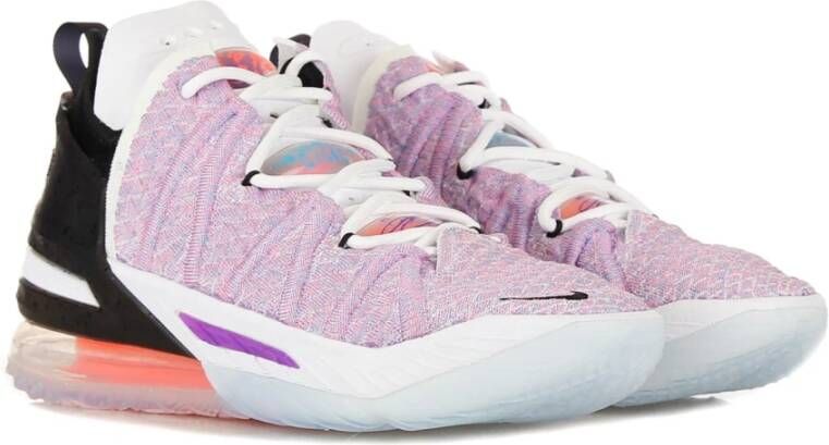 Nike Stadseditie Basketbalschoen Blauw Zwart Pink Heren