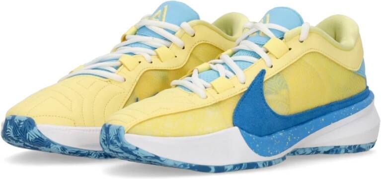 Nike Streetwear Zoom Freak 5 Basketbalschoenen Yellow Heren