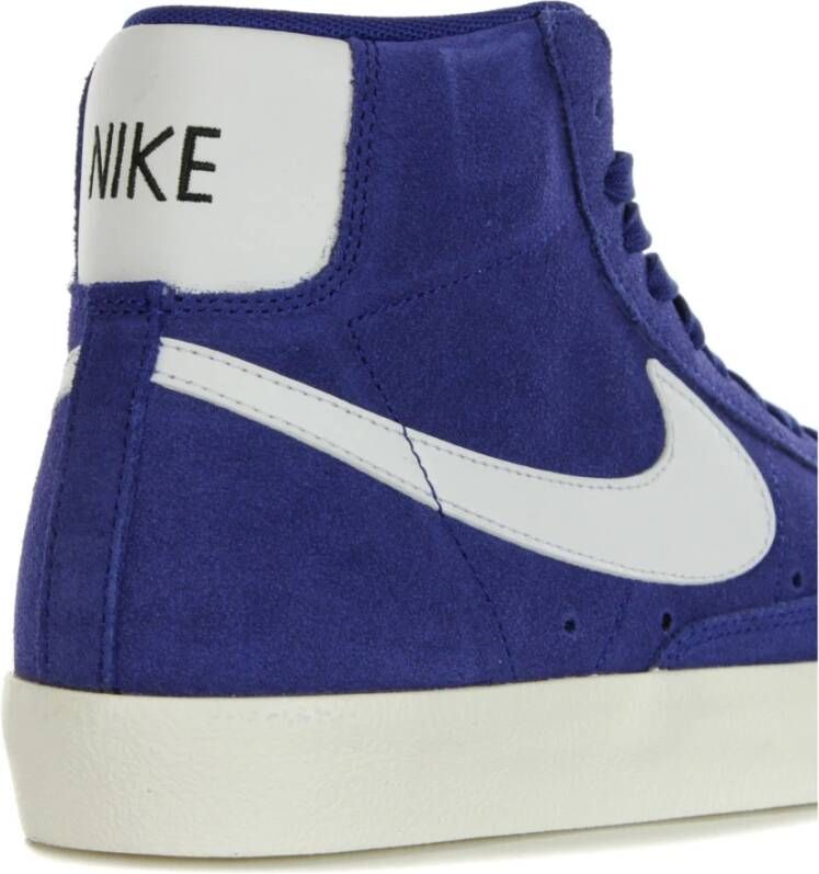 Nike Suède Heren Hoge Sneaker Blue Heren