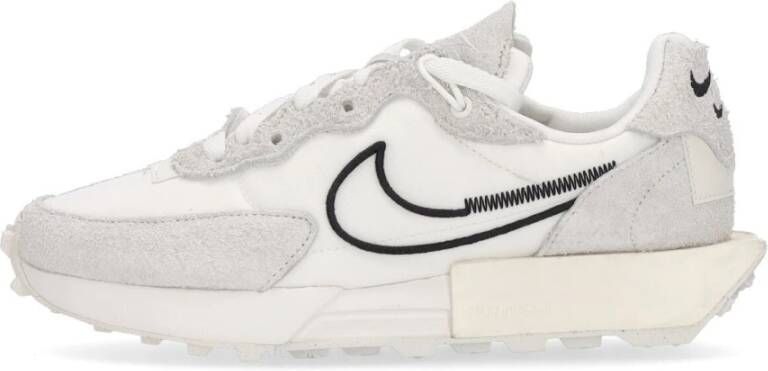 Nike Summit Low Waffle Sneaker Wit Zwart White Dames