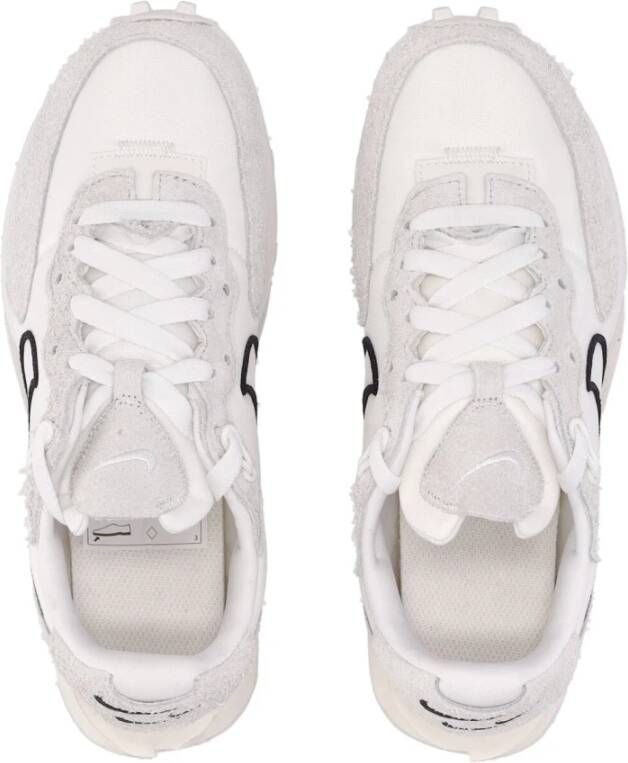 Nike Summit Low Waffle Sneaker Wit Zwart White Dames