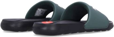 Nike Swoosh Heren Slippers Zwart Groen Green Heren