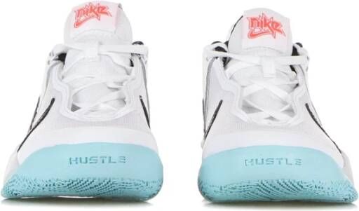 Nike Team Hustle D Sneakers Wit Zwart Multicolor Heren