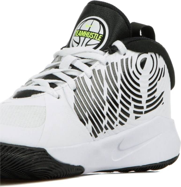 Nike Team Hustle D9 Hoge Top Sneakers White Heren