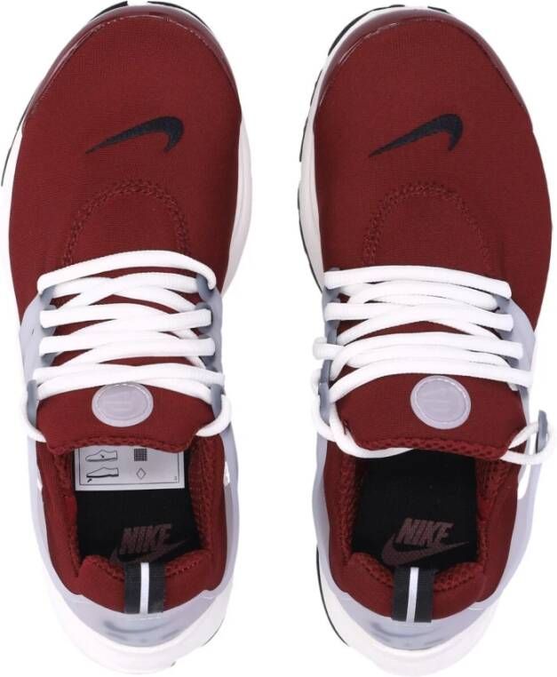 Nike Team Red Lage Sneaker met Swoosh Red Heren