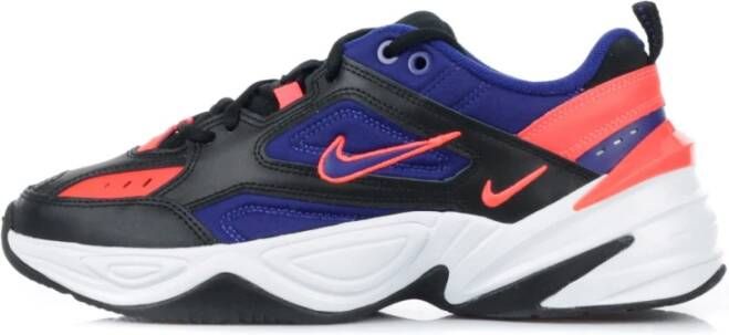 Nike Tekno Lage Schoen Zwart Blauw Rood Heren Black Heren