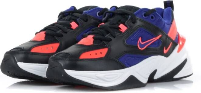 Nike Tekno Lage Schoen Zwart Blauw Rood Heren Black Heren