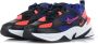 Nike Tekno Lage Schoen Zwart Blauw Rood Heren Black Heren - Thumbnail 3