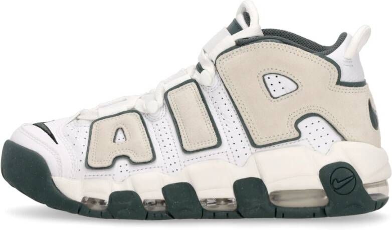 Nike Uptempo 96 Hoge Top Basketbalschoen White Heren