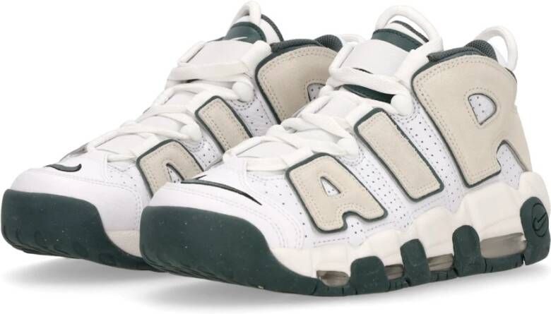 Nike Uptempo 96 Hoge Top Basketbalschoen White Heren