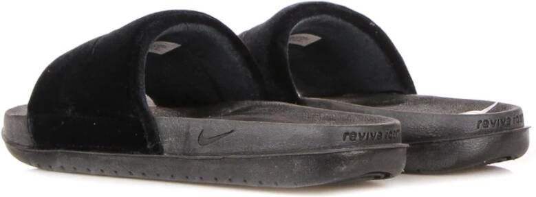 Nike Velvet Band Rubber Slippers Black Dames