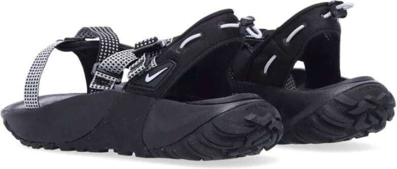 Nike Verstelbare Band Sandaal Zwart Grijs Platina Black Heren