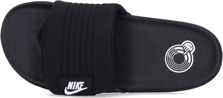 Nike Verstelbare Slide Heren Slippers Zwart Wit Black Heren