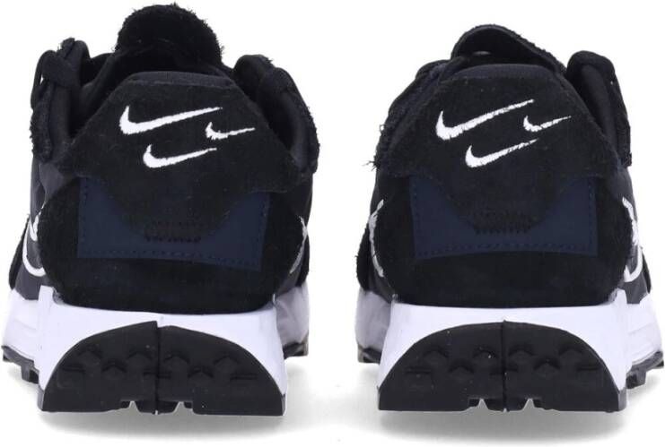 Nike Wafel Lage Sneaker Zwart Wit Black Heren