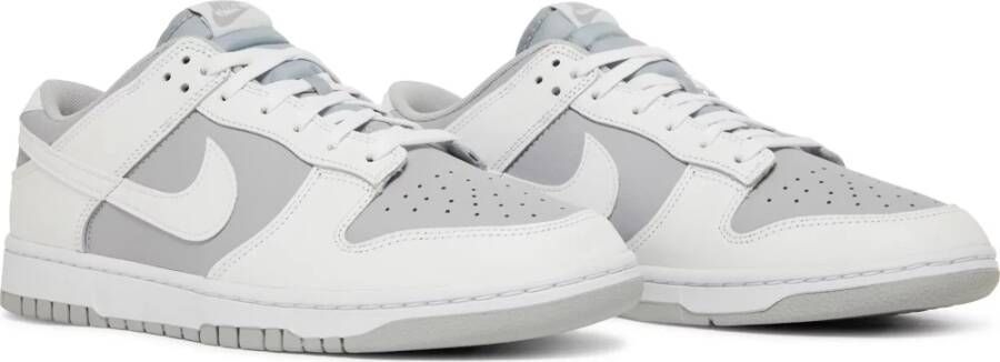 Nike Wit Neutraal Grijs Lage Sneakers White Heren