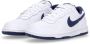 Nike Wit Midnight Navy Lage Sneaker White Heren - Thumbnail 3