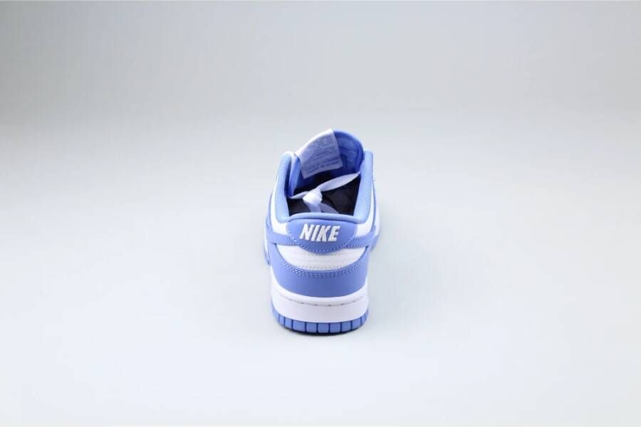 Nike Witte Blauwe Dunk Low Sneakers Blue Heren