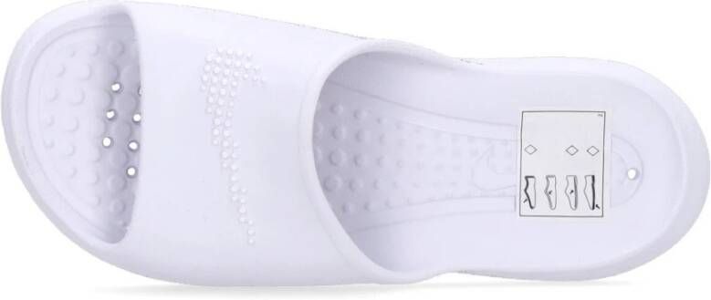 Nike Witte doucheslippers met Swoosh White Dames