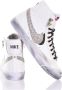 Nike Witte Grijze Sneakers Handgemaakt Eco-Leer White Heren - Thumbnail 3