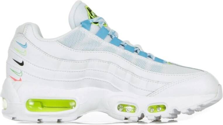 Nike Witte lage schoen met blauwe furie White Dames