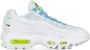 Nike Witte lage schoen met blauwe furie White Dames - Thumbnail 3