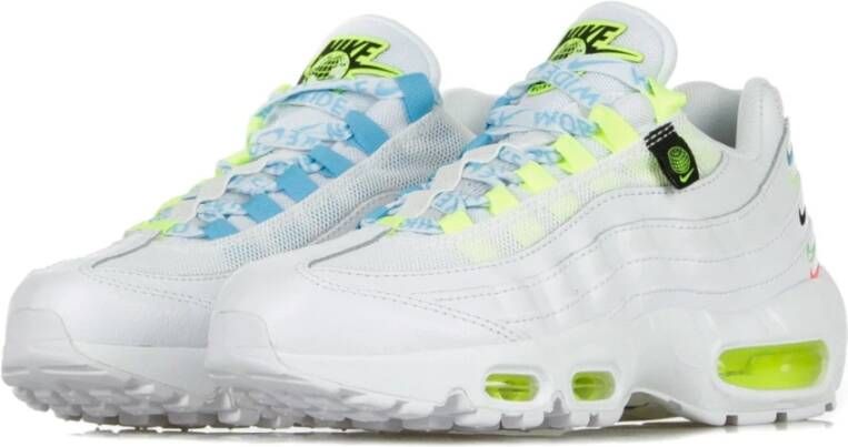 Nike Witte lage schoen met blauwe furie White Dames