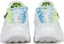 Nike Witte lage schoen met blauwe furie White Dames - Thumbnail 5