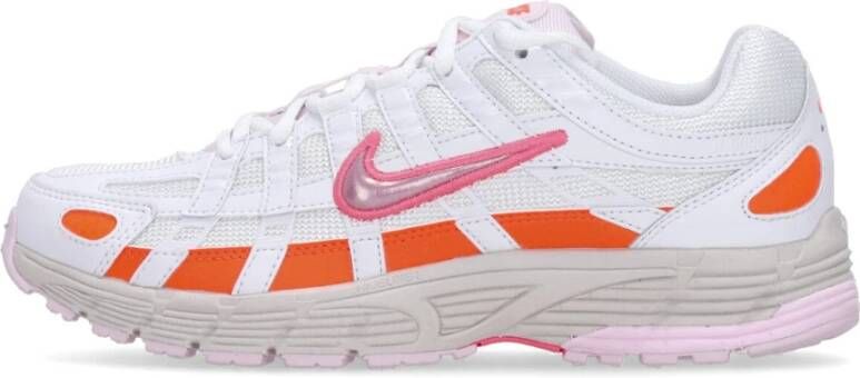 Nike Witte lage schoen met roze accenten White Dames