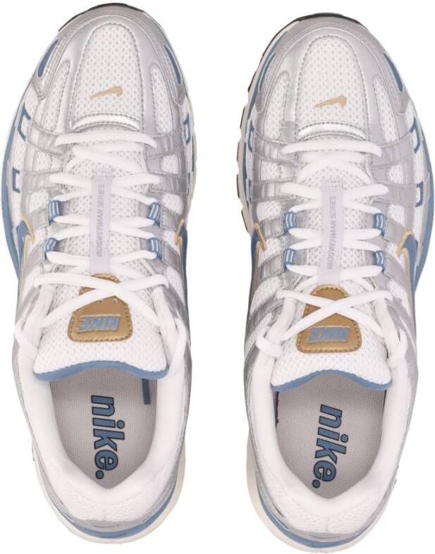 Nike Witte lage schoen met vetersluiting Gray Heren