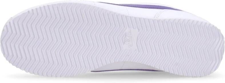 Nike Witte lage sneakers met paars gele accenten White Heren