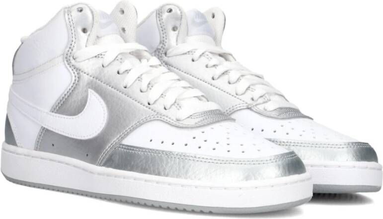 Nike Witte Leren Hoge Sneakers White Dames